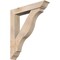 Ekena Millwork Funston Traditional Smooth Bracket w/ Offset Brace, Douglas Fir, 7 1/2"W x 42"D x 48"H BKT0806X42X48FST01SDF - alternate 1